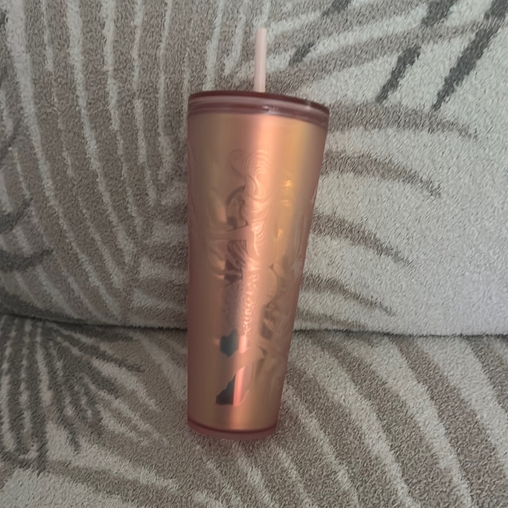 Starbucks Iridescent Tumbler with Straw